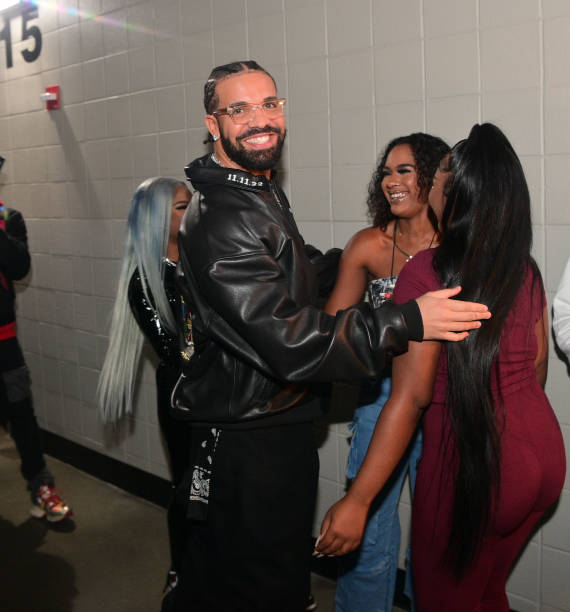 Drake attends "Lil Baby & Friends Birthday Celebration Concert" at State Farm Arena on December 9, 2022 in Atlanta, Georgia.