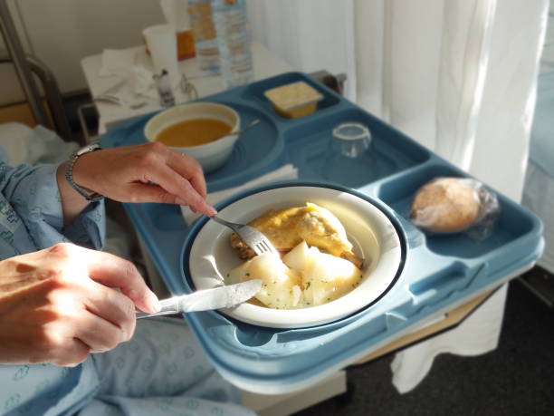 eating at the hospital - food stock pictures, royalty-free photos & images