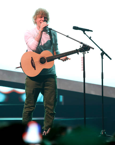 Ed Sheeran performs at Amazon Music Live Concert Series 2023 on September 21, 2023 in Los Angeles, California.