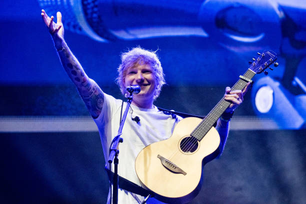 Ed Sheeran performs during the Heart and Armor Foundation benefit concert at The Wiltern on September 19, 2023 in Los Angeles, California.