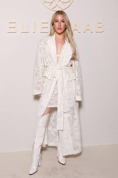 Ellie Goulding attends the Elie Saab Haute Couture Fall/Winter 2024-2025 show as part of Paris Fashion Week on June 26, 2024 in Paris, France.