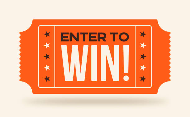 enter to win ticket - concert stock illustrations