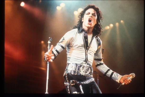 Entertainer Michael Jackson performs at a concert November 8, 1988 in California. Jackson, who was the lead singer for the Jackson Five by age eight,...