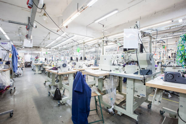 fabric sewing factory, cape town, south africa - fashion photos et images de collection