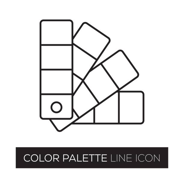 farbpalette - fashion stock-grafiken, -clipart, -cartoons und -symbole
