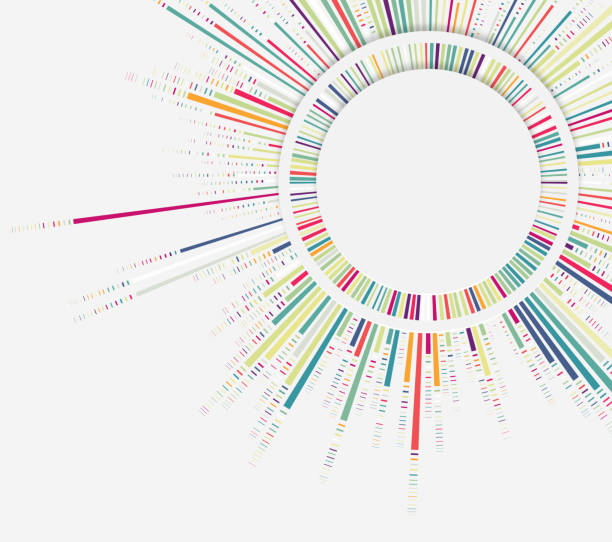 fashion gradient stripe label - fashion stock illustrations