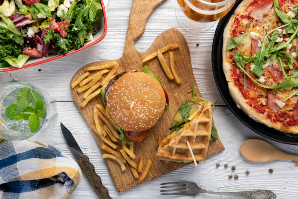 fast food take out - junk food stock pictures, royalty-free photos & images