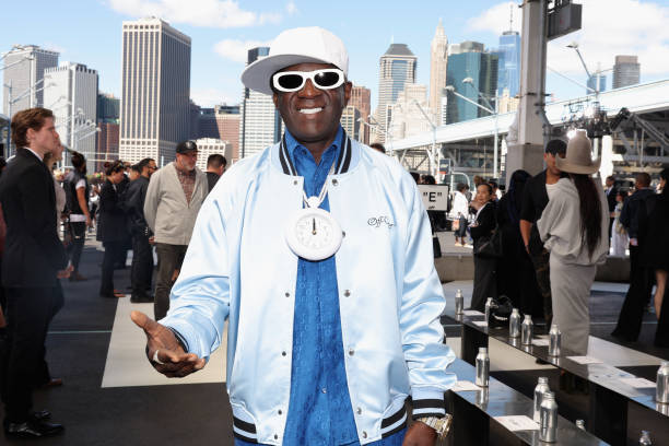 Flavor Flav attends the Off-White fashion show during the September 2024 New York Fashion Week on September 08, 2024 in New York City.