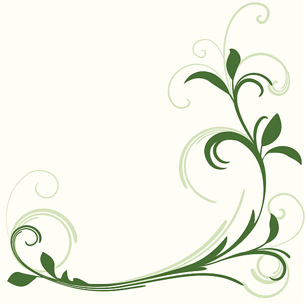 flora decoration - garden decoration stock illustrations