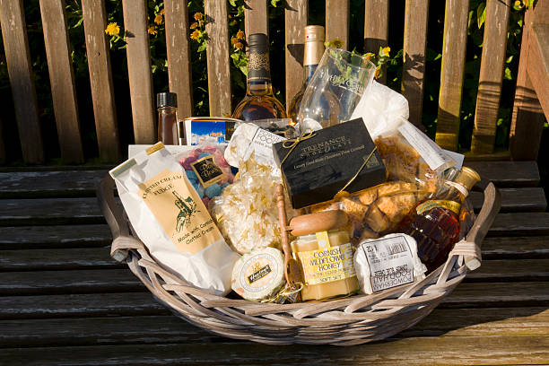 food and drink made in cornwall, devon - food stock pictures, royalty-free photos & images