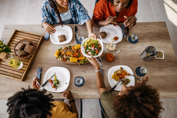 food is the best excuse to get together - food stock pictures, royalty-free photos & images