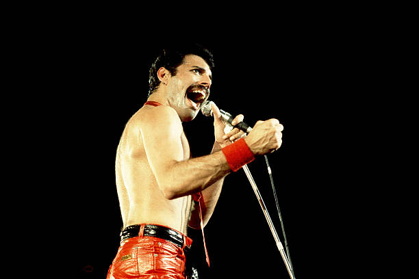 Freddie Mercury of Queen on 9/19/80 in Chicago, Il. In Various Locations,