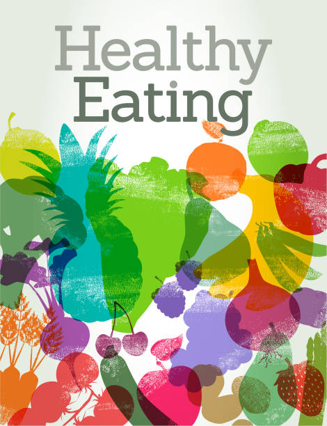 fruit and vegetables - food stock illustrations