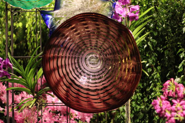 garden spiral - garden decoration stock pictures, royalty-free photos & images