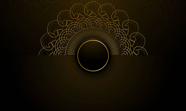 gold black background design vector stock illustration - fashion stock illustrations