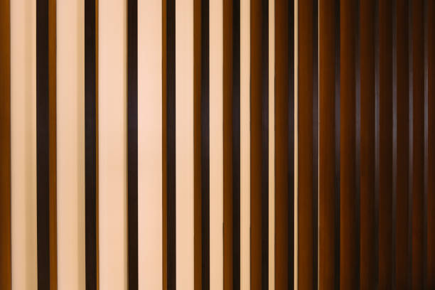 gold colored abstract striped architectural detail - home decoration stockfoto's en -beelden
