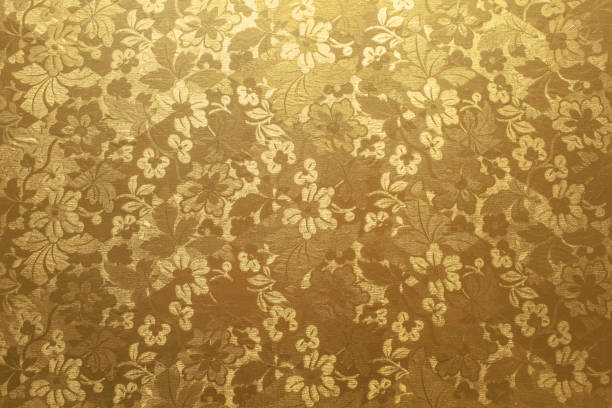 gold paper textures background - home decoration stock pictures, royalty-free photos & images