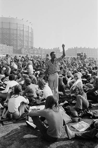 Goodbye Summer, a charity pop concert to relieve famine in Bangladesh, at the Oval cricket ground in London, 18th September 1971.
