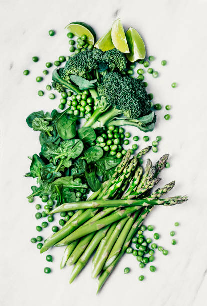 green leafy vegetables - food stock pictures, royalty-free photos & images