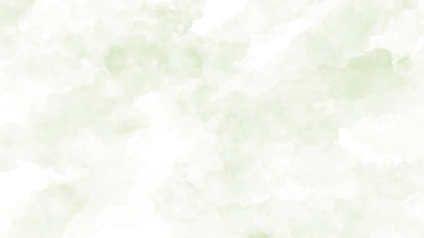 green paper texture background, 4k resolution. border of hues of green paint splashing droplets. watercolor strokes design element. green hand painted abstract texture. - garden decoration stock illustrations