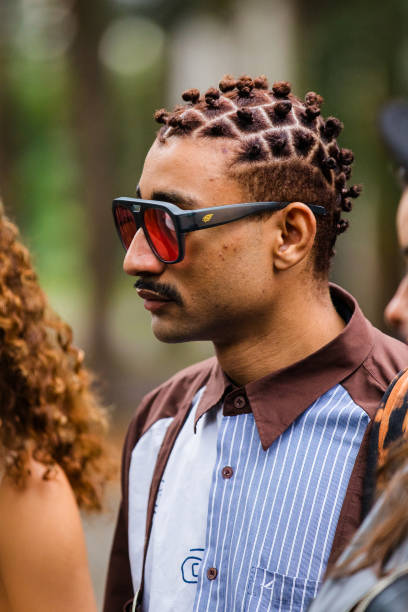 Guest is seen, fashion detail during Sao Paulo Fashion Week 2024 N58 - Street Style at Parque Ibirapuera on October 20, 2024 in Sao Paulo, Brazil.