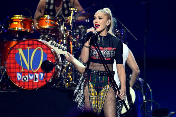 Gwen Stefani of No Doubt performs onstage during the FIREAID Benefit Concert for California Fire Relief at The Kia Forum on January 30, 2025 in...