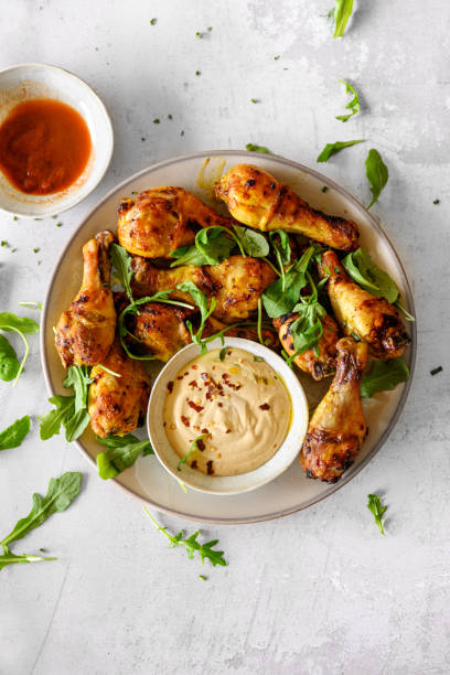 harissa drumsticks - food stock pictures, royalty-free photos & images