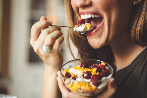 having breakfast - food stock pictures, royalty-free photos & images