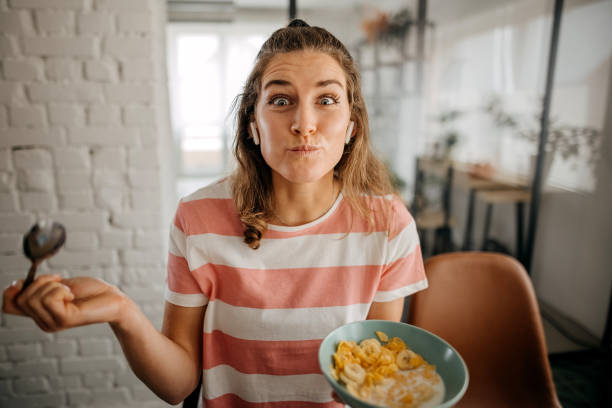 healthy breakfast to start the day - food stock pictures, royalty-free photos & images