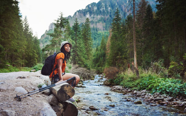 her favourite spot to trek to - travel stock pictures, royalty-free photos & images