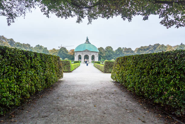 hofgarten renaissance park with diana temple, munich, germany - garden decoration stock pictures, royalty-free photos & images