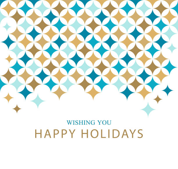 holiday christmas card - food stock illustrations