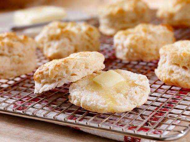 homemade buttermilk biscuits - junk food stock pictures, royalty-free photos & images