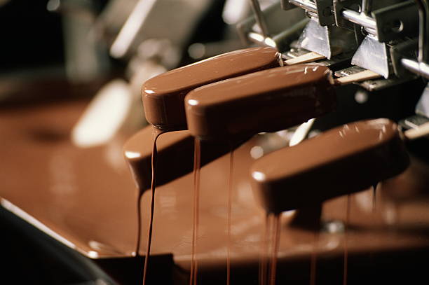 ice cream factory - food stock pictures, royalty-free photos & images