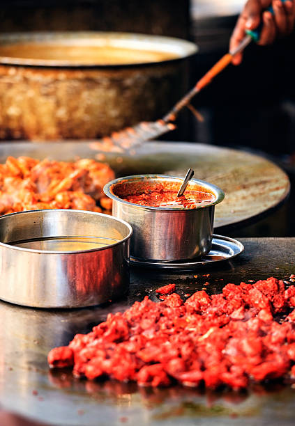 indian street food - chicken - junk food stock pictures, royalty-free photos & images