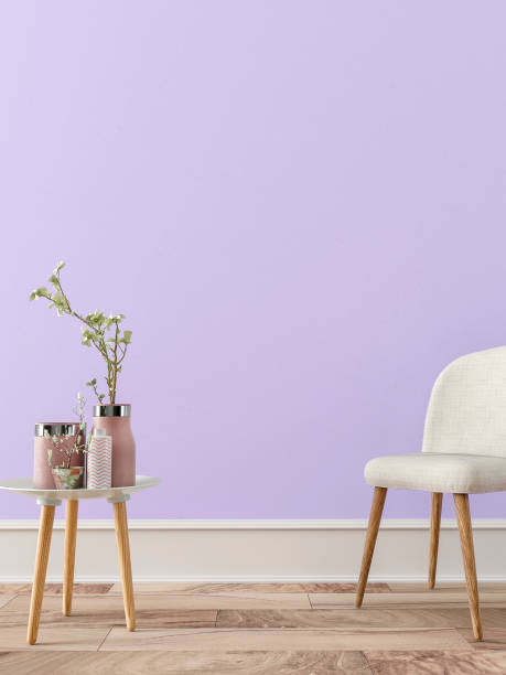 intérieur rétro vide avec la décoration - home decoration photos et images de collection