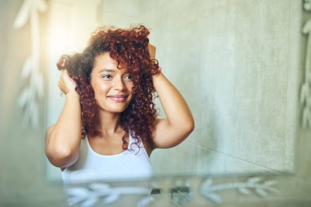 it has all the volume i want! - hairstyle stock pictures, royalty-free photos & images