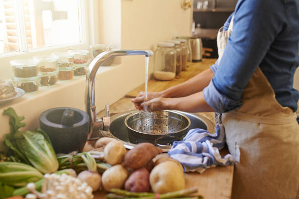 it's important to always wash your hands thoroughly - food stock pictures, royalty-free photos & images