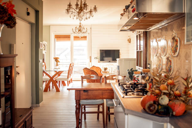 italian style home decor - home decoration stock pictures, royalty-free photos & images