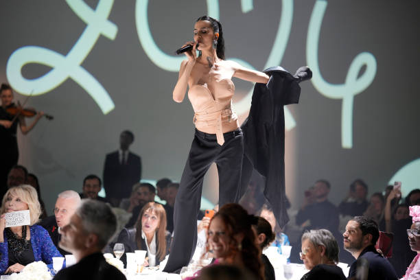 Janis at Diner de la Mode as part of Paris Couture Fashion Week held at Palais de Tokyo on January 25, 2024 in Paris, France.