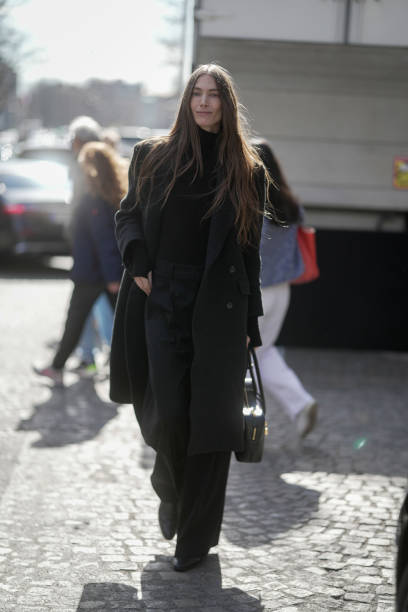 Jessica Miller attends the Givenchy Paris Womenswear Fall/Winter 2025-2026 show as part of Paris Fashion Week at Hotel de Caraman on March 07, 2025...