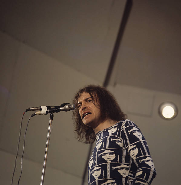 Joe Cocker performs on stage at Crystal Palace Bowl in London, England on June 03 1972.
