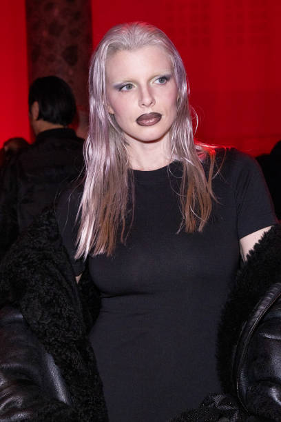 Julia Fox attends the Vetements Womenswear Fall/Winter 2024-2025 show as part of Paris Fashion Week on March 01, 2024 in Paris, France.