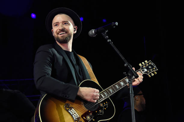 Justin Timberlake performs at "A Concert for Charlottesville," at University of Virginia's Scott Stadium on September 24, 2017 in Charlottesville,...