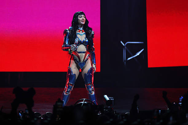 Katy Perry performs at Qudos Bank Arena on June 04, 2025 in Sydney, Australia.