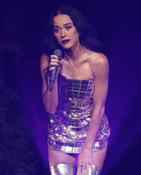 Katy Perry performs on stage during iHeartRadio Q102's Jingle Ball 2024 at the Wells Fargo Center on December 16, 2024 in Philadelphia, Pennsylvania.