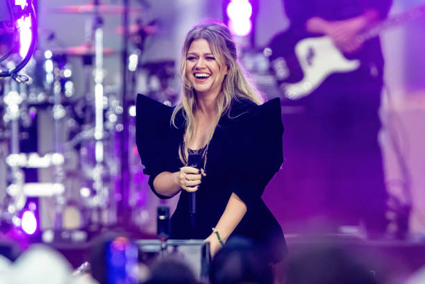 Kelly Clarkson is seen performing during NBC's "Today" show Citi Concert Series at Rockefeller Plaza on September 22, 2023 in New York City.
