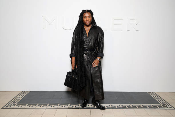 Law Roach attends the Mugler Womenswear Spring-Summer 2025 show as part of Paris Fashion Week on September 26, 2024 in Paris, France.