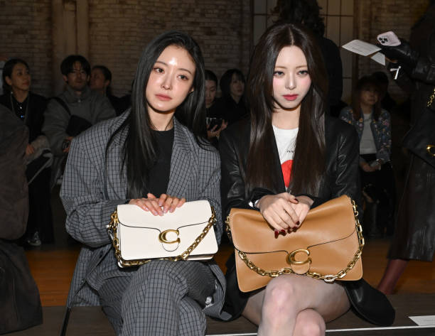 Lee Se-young, Yuna Shin at the Coach Fall RTW 2025 fashion show as part of New York Fashion Week held at the Park Avenue Armory on February 10, 2025...