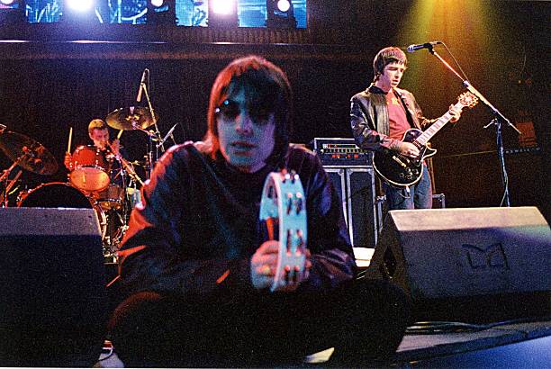 Liam Gallagher of Oasis during 1999 KROQ's Almost Acoustic X-Mas in Los Angeles, California, United States.